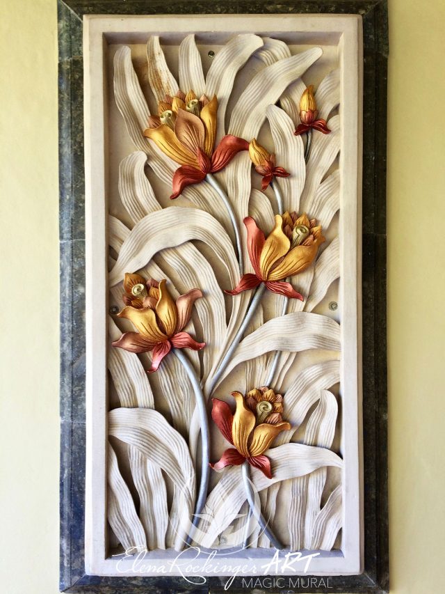 Stone Carving Flowers – Bali